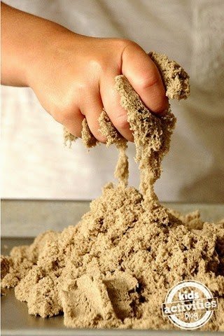 KINETIC SAND pc 15 with tray toy