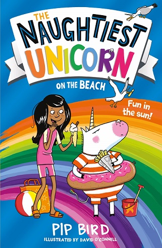 THE NAUGHTIEST UNICORN on the beach