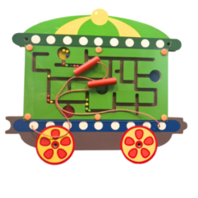 MAGNETIC CAR COLOUR MAZE BOARD WOODEN