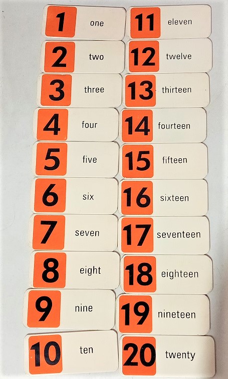 NUMBER WITH SPELLING 1-20