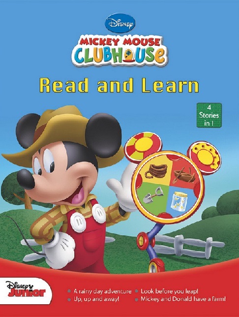 MICKEY MOUSE CLUB HOUSE read and learn 4 in 1