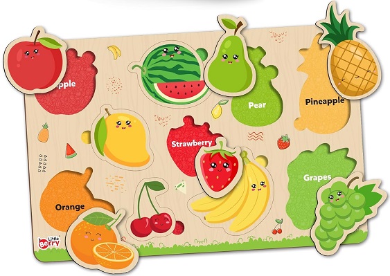 MY FIRST WOODEN FRUITS PUZZLE