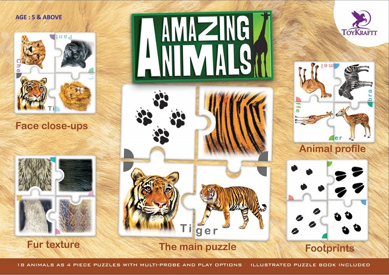 AMAZING ANIMALS puzzle