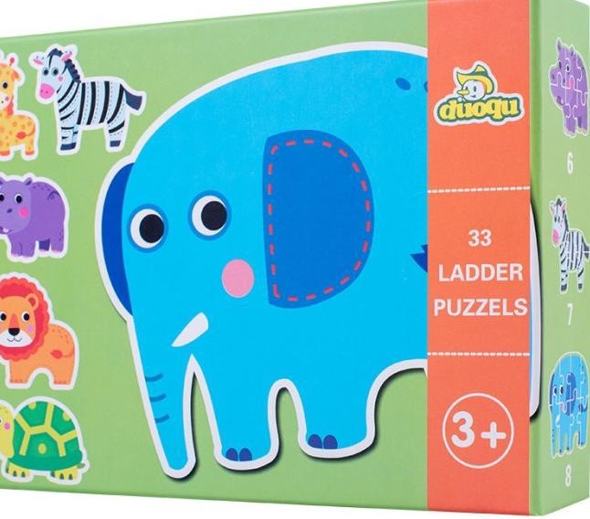 33 LADDER PUZZLE wild animal