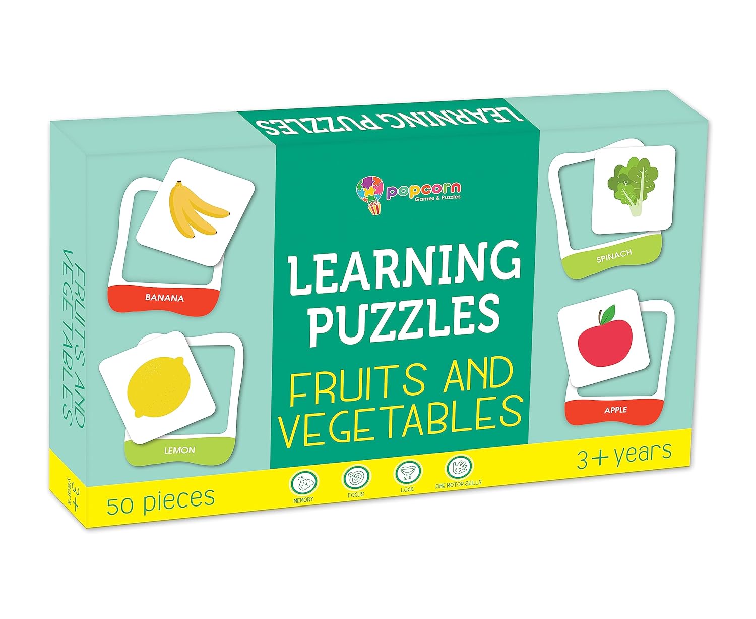 LEARNING PUZZLES FRUITS AND VEGETABLES