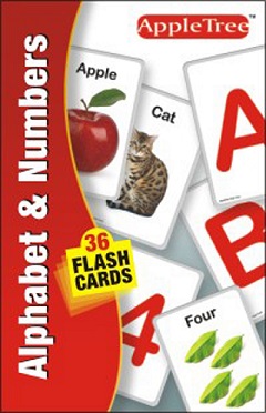 ALPHABET & NUMBERS flash cards appletree