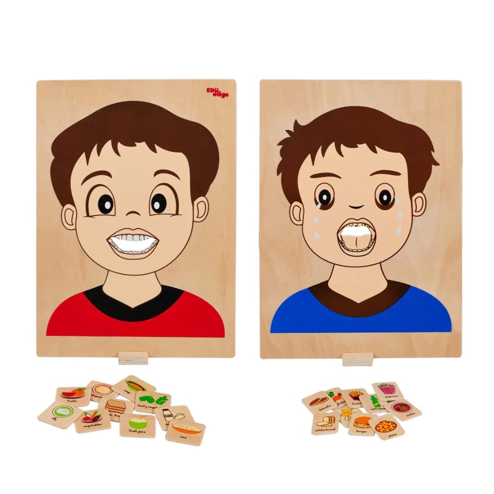 HEALTHY EATING WOODEN PUZZE