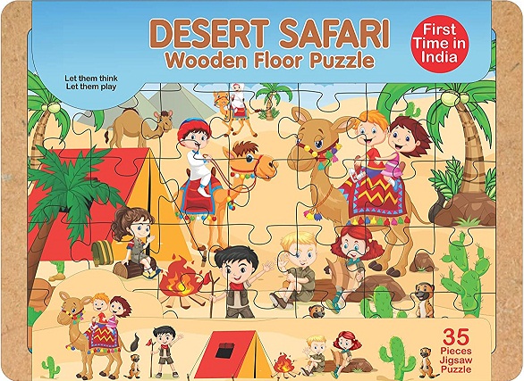 DESERT SAFARI WOODEN FLOOR PUZZLE