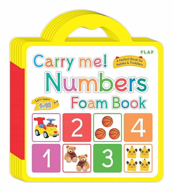 CARRY ME NUMBERS FOAM BOOK