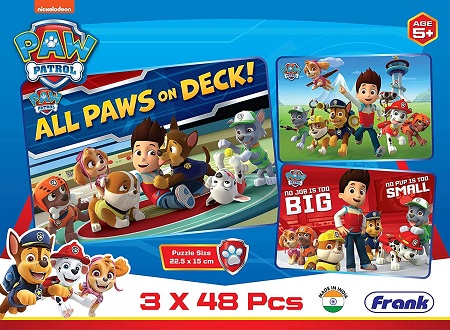 PAW PATROL ALL PAWS ON DECK 3 in 1 puzzle