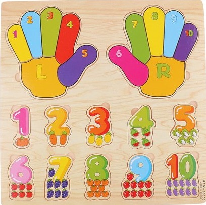 WOODEN NUMBERS WITH COUNTING