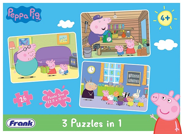 PEPPA PIG 3 PUZZLES