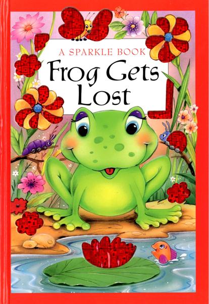 FROG GETS LOST sparkly book