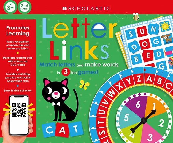 LETTER LINKS match letters and make words