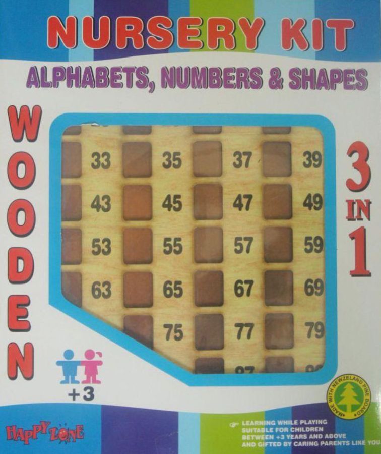 NURSERY KIT alphabets,numbers,shapes