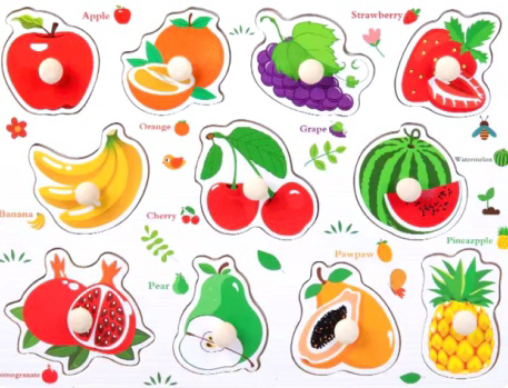 WOODEN PUZZLE FRUITS