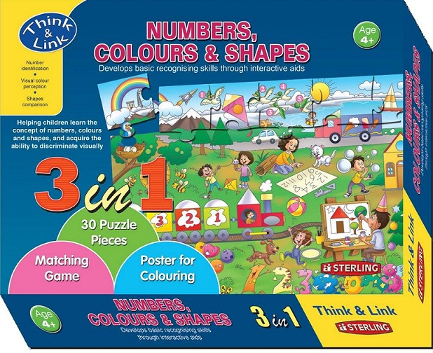 NUMBERS,COLOURS & SHAPES