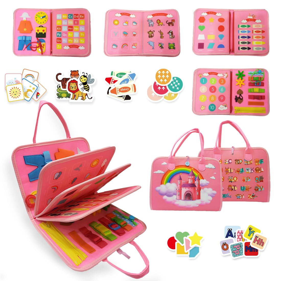 BUSY BOARD MONTESSORI SENSORY TOYS MAGICAL DAY