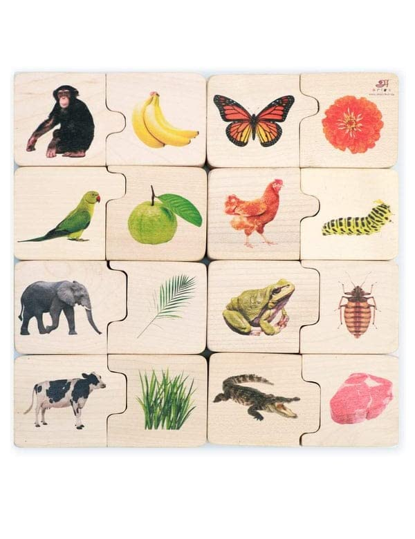 FEED THE ANIMALS PUZZLE