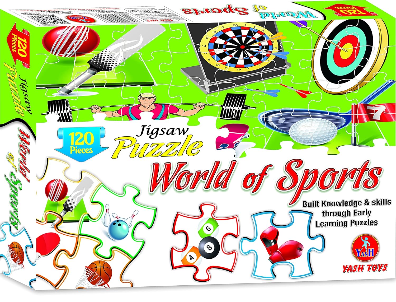 JIGSAW PUZZLE WORLD OF SPORTS 120 PC