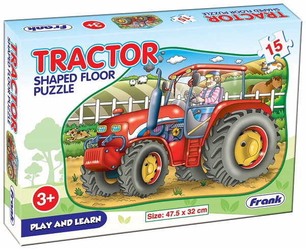 TTRACTOR SHAPED FLOOR PUZZLE