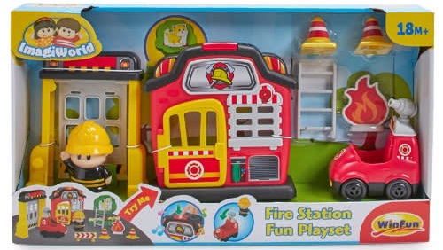 FIRE STATION FUN PLAYSET