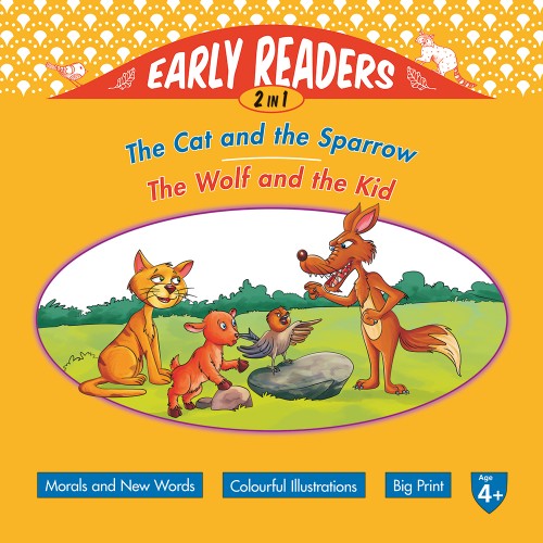 THE CAT AND THE SPARROW 2 in 1 early readers