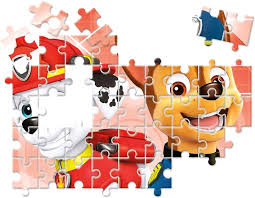 PAW PATROL 4 IN 1 supercolor puzzles 2