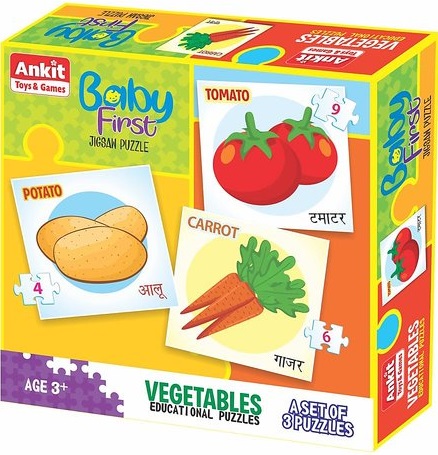 BABY FIRST JIGSAW PUZZLE VEGETABLES