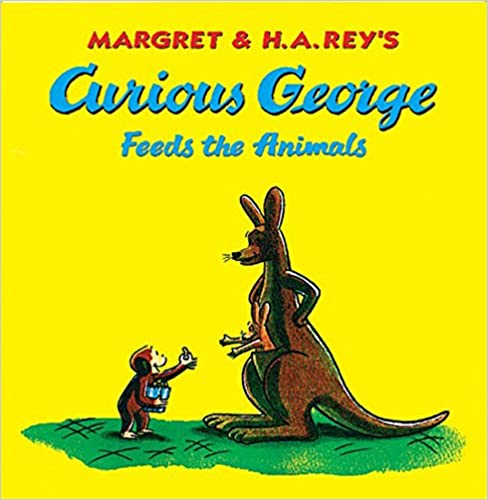 CURIOUS GEORGE FEEDS THE ANIMALS