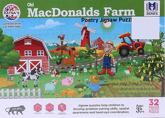 OLD MACDONALDS FARM poetry puzzle