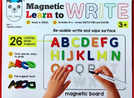 MAGNETIC LEARN TO WRITE capital abcd