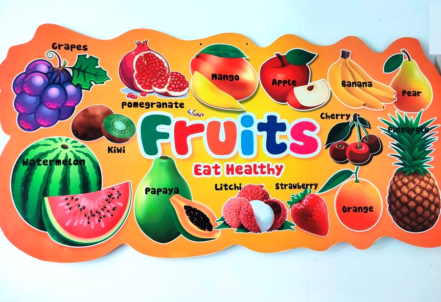 WOODEN CHART BIG FRUITS