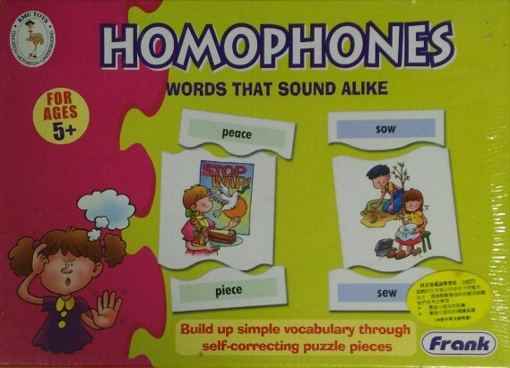 HOMOPHONES words that sound alike