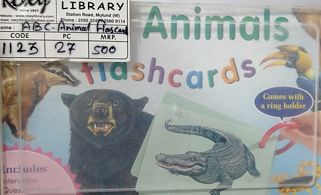 A B C ANIMALS flash cards