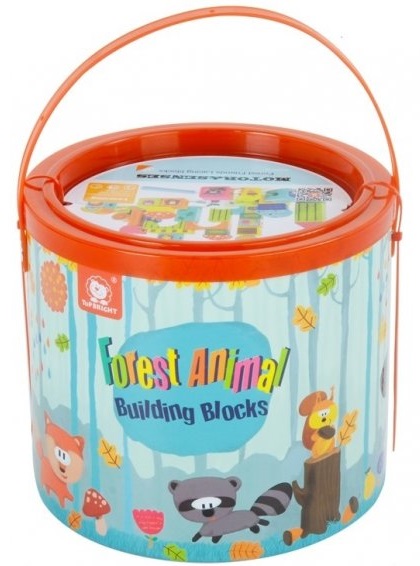 FOREST ANIMAL BUILDING BLOCKS