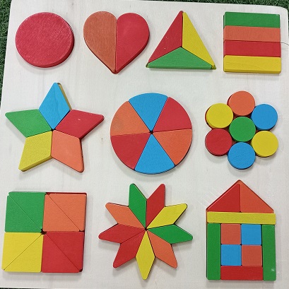WOODEN 10 IN 1 PUZZLE
