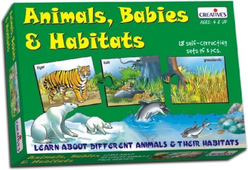ANIMALS BABIES & HABITATS