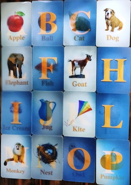 3D ALPHABET CARDS