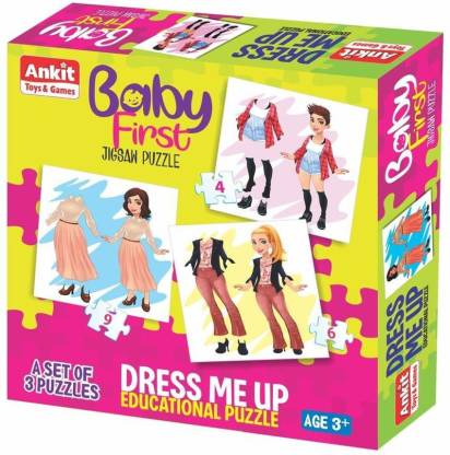 BABY FIRST JIGSAW PUZZLE DRESS ME UP
