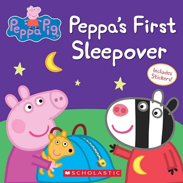 PEPPA'S FIRST SLEEPOVER peppa pig