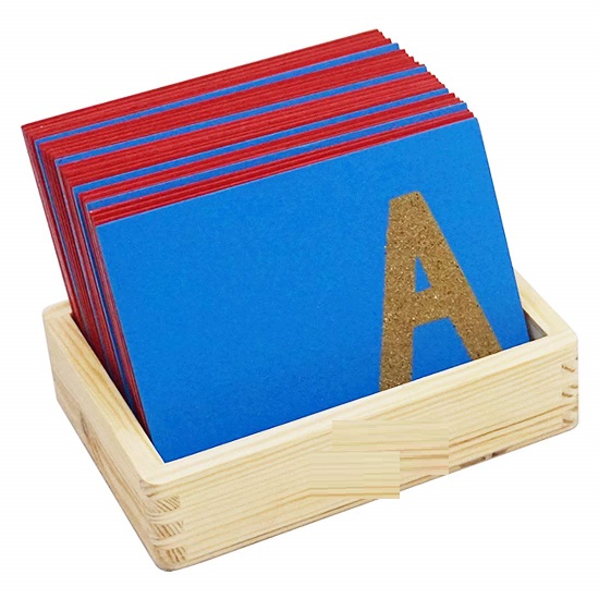 SAND PAPER ALPHABET CAPITAL LETTERS