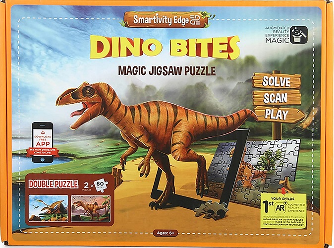 DINO BITES magic jigsaw puzzle