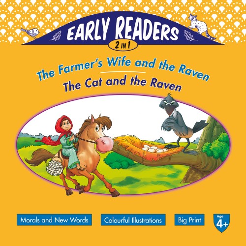 THE FARMER'S WIFE AND THE RAVEN 2 in 1 early readers