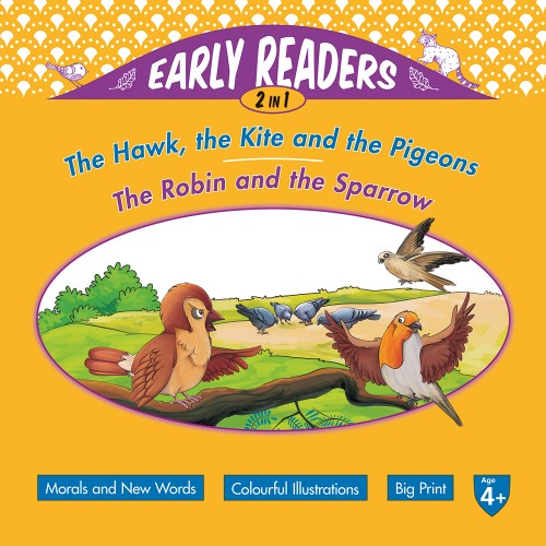 THE HAWK,THE KITE AND THE PIGEONS 2 in 1 early readers