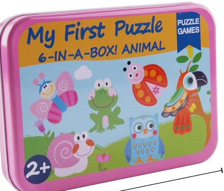 MY FIRST PUZZLE 6 IN A BOX INSECTS ANIMAL