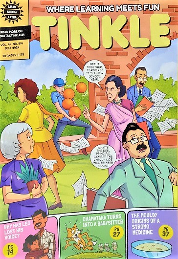 NO 814 TINKLE COMIC 2024 JULY