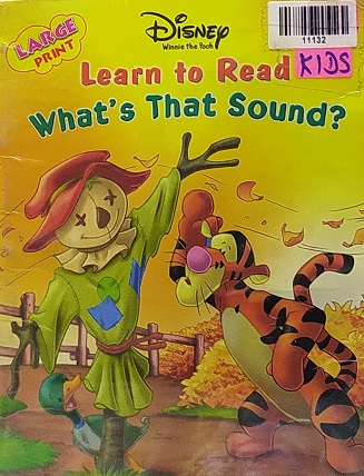 WHAT'S THAT SOUND ? disney learn to read