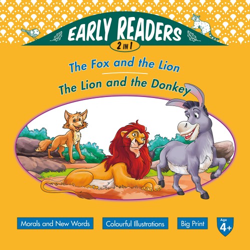 THE FOX AND THE LION 2 in 1 early readers