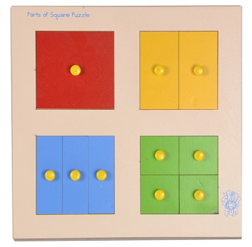 PARTS OF SQAURE TRAY WITH KNOBS